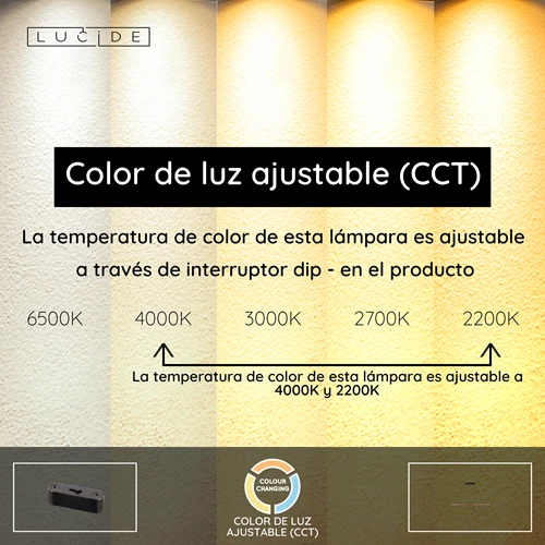 Lucide LANGHOLT - Lámpara colgante - LED Regul. - CCT - 1x28W 2200K/4000K - Madera ligera | Vibes - USP